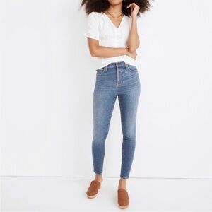 Madewell Jeans 10” High Rise Skinny 24 NWT